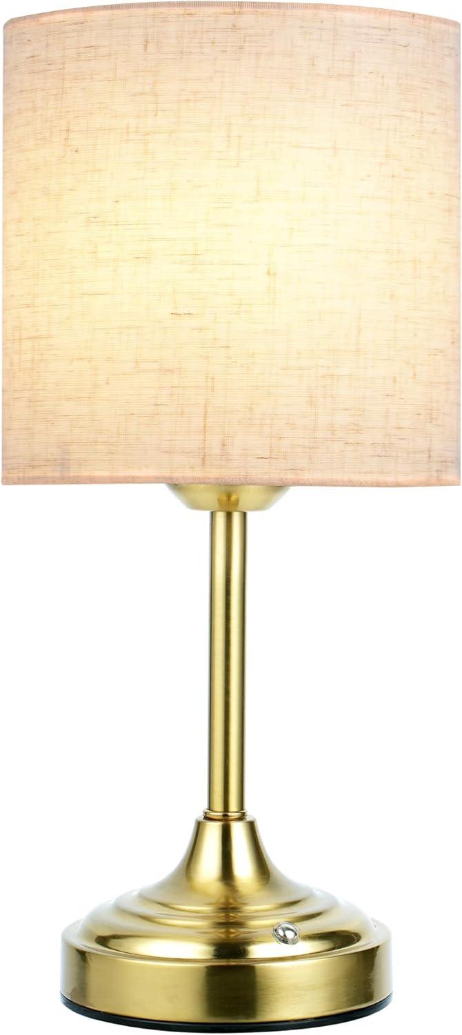 imageCordless Table Lamp 8000mAh Dimmable 2700K Touch Control Portable LED Wireless Rechargeable Battery Operated Desk Lamp Kitchen Lamp Fabric Shade for Dining Room Bedroom Living Room13inches