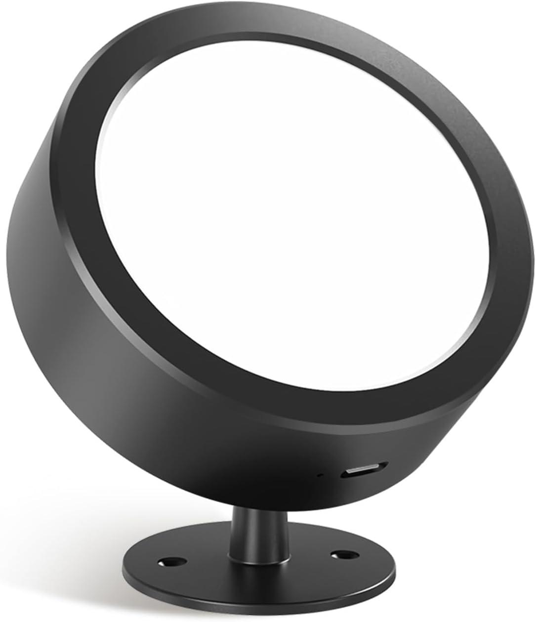 imageEZVALO LED Wall Mounted Lights 5500mAh Rechargeable Wall Sconces Lamp 3 Color Temps ampamp Remote and Touch Control 360Rotation Dimmable Cordless Wall Light for Bedroom Reading Study Bedside 2 PackBlack