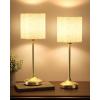 imageCordless Table Lamp 8000mAh Dimmable 2700K Touch Control Portable LED Wireless Rechargeable Battery Operated Desk Lamp Kitchen Lamp Fabric Shade for Dining Room Bedroom Living Room179inches