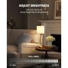 imageCordless Table Lamp 8000mAh Dimmable 2700K Touch Control Portable LED Wireless Rechargeable Battery Operated Desk Lamp Kitchen Lamp Fabric Shade for Dining Room Bedroom Living Room13inches