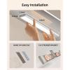 imageEZVALO 10inch Under Cabinet Lighting 2500mAh Rechargeable Motion Sensor Lights Indoor with 3 Color Temps 2 Pack Magnetic Closet Light 80 LED Dimmable Under Counter Lights for Kitchen Shelf StairSilver