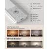 imageEZVALO 10inch Under Cabinet Lighting 2500mAh Rechargeable Motion Sensor Lights Indoor with 3 Color Temps 2 Pack Magnetic Closet Light 80 LED Dimmable Under Counter Lights for Kitchen Shelf StairSilver