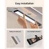imageEZVALO 10inch Under Cabinet Lighting 2500mAh Rechargeable Motion Sensor Lights Indoor with 3 Color Temps 2 Pack Magnetic Closet Light 80 LED Dimmable Under Counter Lights for Kitchen Shelf StairBlack