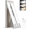imageEZVALO 10inch Under Cabinet Lighting 2500mAh Rechargeable Motion Sensor Lights Indoor with 3 Color Temps 2 Pack Magnetic Closet Light 80 LED Dimmable Under Counter Lights for Kitchen Shelf StairSilver