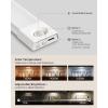 imageEZVALO 3 Pack 7 Motion Sensor Light Indoor Wireless Under Cabinet Lighting 30 LED Rechargeable Closet Lights Dimmable 3 Color Temperatures Counter Lights for Wardrobe Pantry Bedroom KitchenWhite