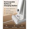 imageEZVALO 5 Pack Under Cabinet Lighting Rechargeable Motion Sensor Light LED Closet Lights Wireless 5700K Dimmable Timer Magnetic with Remote Control for Kitchen Closet StairWarm White