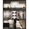imageEZVALO 5 Pack Under Cabinet Lighting Rechargeable Motion Sensor Light LED Closet Lights Wireless 5700K Dimmable Timer Magnetic with Remote Control for Kitchen Closet StairCool White