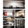 imageEZVALO 5 Pack Under Cabinet Lighting Rechargeable Motion Sensor Light LED Closet Lights Wireless 5700K Dimmable Timer Magnetic with Remote Control for Kitchen Closet StairCool White