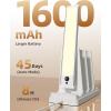 imageEZVALO 5 Pack Under Cabinet Lighting Rechargeable Motion Sensor Light LED Closet Lights Wireless 5700K Dimmable Timer Magnetic with Remote Control for Kitchen Closet StairWarm White