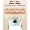 imageEZVALO 6 Pack Under Cabinet Lighting Wireless with Battery Indicator 2000mAh Rechargeable Motion Sensor Light Indoor 10inch 80 LED Under Counter Lights for Kitchen Closet 3 Color Temps Dimmable12 inch  3Pack