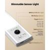 imageEZVALO 6 Pack Under Cabinet Lighting Wireless with Battery Indicator 2000mAh Rechargeable Motion Sensor Light Indoor 10inch 80 LED Under Counter Lights for Kitchen Closet 3 Color Temps Dimmable12 inch  3Pack