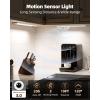 imageEZVALO 6 Pack Under Cabinet Lighting Wireless with Battery Indicator 2000mAh Rechargeable Motion Sensor Light Indoor 10inch 80 LED Under Counter Lights for Kitchen Closet 3 Color Temps Dimmable12 inch  3Pack