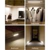 imageEZVALO 6 Pack Under Cabinet Lighting Wireless with Battery Indicator 2000mAh Rechargeable Motion Sensor Light Indoor 10inch 80 LED Under Counter Lights for Kitchen Closet 3 Color Temps Dimmable12 inch  3Pack