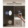 imageEZVALO 6Pack Under Cabinet Lighting Rechargeable Motion Sensor Puck Lights with Remote 3 Color Temps ampamp12 RGB Colors Magnetic Stick on Light Dimmable Under Counter Lights for Kitchen Shelf StairBlack
