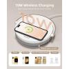 imageEZVALO Gift for Her Music Table Lamp with Wireless Charger 4 in 1 Touch Bedside Lamp Portable Bluetooth Speaker Phone Holder Dimmable LED Night Lights Birthday Gifts for Women Men Dad MomWhite