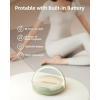 imageEZVALO Gift for Her Music Table Lamp with Wireless Charger 4 in 1 Touch Bedside Lamp Portable Bluetooth Speaker Phone Holder Dimmable LED Night Lights Birthday Gifts for Women Men Dad MomJasmine Green