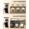 imageEZVALO LED Wall Mounted Lights 5500mAh Rechargeable Wall Sconces Lamp 3 Color Temps ampamp Remote and Touch Control 360Rotation Dimmable Cordless Wall Light for Bedroom Reading Study Bedside 2 PackBlack