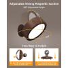 imageEZVALO LED Wall Mounted Lights 5500mAh Rechargeable Wall Sconces Lamp 3 Color Temps ampamp Remote and Touch Control 360Rotation Dimmable Cordless Wall Light for Bedroom Reading Study Bedside 2 PackBlack Walnut