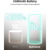 imageEZVALO LED Wall Mounted Lights 5500mAh Rechargeable Wall Sconces Lamp 3 Color Temps ampamp Remote and Touch Control 360Rotation Dimmable Cordless Wall Light for Bedroom Reading Study Bedside 2 PackWood
