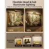 imageEZVALO Picture Light for Wall 4800mAh Rechargeable Wireless Remote 16in Dimmable Magnetic LED Art Display Light with 3 Color Temperatures for Gallery Living Room Bedroom Hallway GoldBright Gold