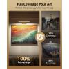 imageEZVALO Picture Light for Wall 4800mAh Rechargeable Wireless Remote 16in Dimmable Magnetic LED Art Display Light with 3 Color Temperatures for Gallery Living Room Bedroom Hallway GoldBright Gold