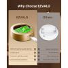 imageEZVALO Picture Lights for Wall 2000mAh Rechargeable Battery Magnetic Poster Lights with 3 Color Temps ampamp 12 RGB Remote Dimmable Timer Painting Light Wall Decor Light for Art Display Frame 6 PackGold