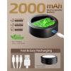 imageEZVALO Picture Lights for Wall 2000mAh Rechargeable Battery Magnetic Poster Lights with 3 Color Temps ampamp 12 RGB Remote Dimmable Timer Painting Light Wall Decor Light for Art Display Frame 6 PackBlack
