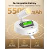 imageEZVALO Spotlights Indoor with Remote 5500mAh Rechargeable Picture Lights Wireless LED Uplighting with TimerDimmable 3CCT Display Lights for Plant Painting Artwork Accent Lighting 2PackBlackWhite