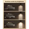 imageEZVALO Spotlights Indoor with Remote 5500mAh Rechargeable Picture Lights Wireless LED Uplighting with TimerDimmable 3CCT Display Lights for Plant Painting Artwork Accent Lighting 2PackBlackBlack