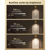 imageEZVALO Spotlights Indoor with Remote 5500mAh Rechargeable Picture Lights Wireless LED Uplighting with TimerDimmable 3CCT Display Lights for Plant Painting Artwork Accent Lighting 2PackBlackGold