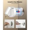 imageEZVALO Spotlights Indoor with Remote 5500mAh Rechargeable Picture Lights Wireless LED Uplighting with TimerDimmable 3CCT Display Lights for Plant Painting Artwork Accent Lighting 2PackBlackWhite