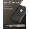 imageEZVALO Under Cabinet Lighting 2200mAh Rechargeable Battery 76 LEDs Dimmable Closet Lights 3 Color Temps Motion Sensor Light Indoor for Kitchen WardrobeSpace Gray