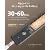 imageEZVALO Under Cabinet Lights Wireless Rechargeable Motion Sensor Light Indoor Dimmable Led Closet Light Battery Operated Under Cabinet Lighting Under Counter Lights for Kitchen Wardrobe 3500KWarmSpace Grey