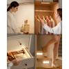imageEZVALO Under Cabinet Lights Wireless Rechargeable Motion Sensor Light Indoor Dimmable Led Closet Light Battery Operated Under Cabinet Lighting Under Counter Lights for Kitchen Wardrobe 3500KWarmSilver