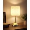 imageCordless Table Lamp 8000mAh Dimmable 2700K Touch Control Portable LED Wireless Rechargeable Battery Operated Desk Lamp Kitchen Lamp Fabric Shade for Dining Room Bedroom Living Room13inches