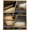 image:imageEZVALO 17Inch LED Motion Sensor Closet Light Rechargeable 3600mAh Battery 150 Lumens NoGlare Curved 3 Color Temperatures amp Dimmable Cabinet Light for Wardrobes amp Shelves17inch