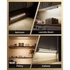 image:imageEZVALO 17Inch LED Motion Sensor Closet Light Rechargeable 3600mAh Battery 150 Lumens NoGlare Curved 3 Color Temperatures amp Dimmable Cabinet Light for Wardrobes amp Shelves15inch