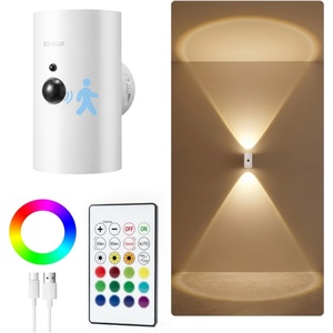 image:imageEZVALO Motion Sensor Wall Light Rechargeable Wireless LED SconceWhite