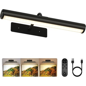 image:imageEZVALO 16 Picture Light for Wall 6000mAh Rechargeable Battery Art LightBlack