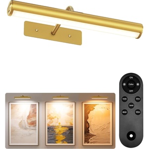 image:imageEZVALO 16 Picture Light for Wall 6000mAh Rechargeable Battery Art LightGold
